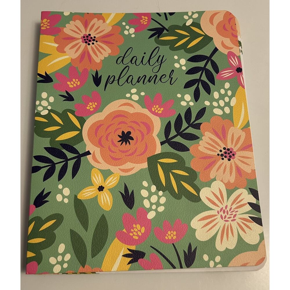 NWOT Steel Mill and Co Floral Planner - Weekly Monthly Planner Undated